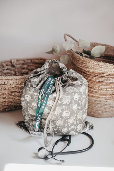 Laundry Bag - Moss Floral